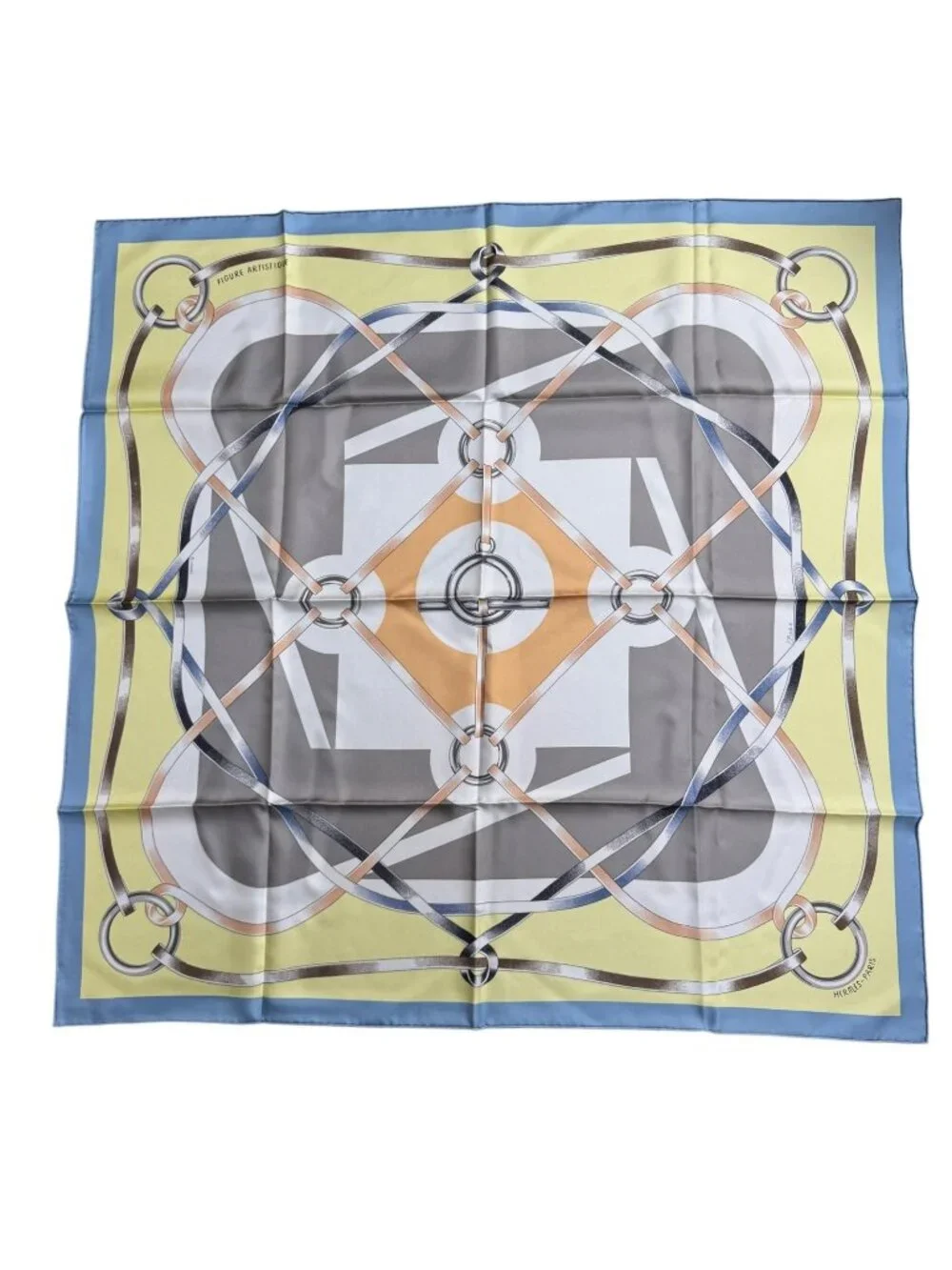 Hermes Scarf Carre 90 Figure Artistique Silk